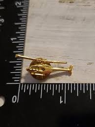 HELICOPTER Lapel Pin Badge Tie Tack Hat Button Gold Tone Color pj | eBay