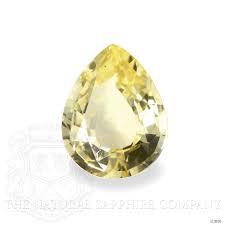 Loose Yellow Sapphire - Pear 0.67 Ct. - #S13836 | The ...