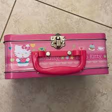 Y2K 2014 Hello Kitty “tea party” metal lunch box... | Depop