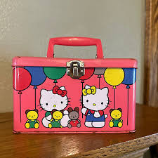 Hello Kitty Metal Lunchbox or Carry Case 1990 | eBay