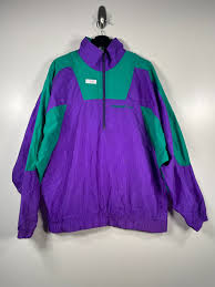 Vtg Umbro Mens Outdoor 1/4 Zip Windbreaker Jacket Teal Blue ...