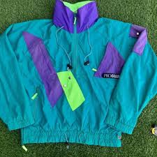 Rare Vintage Pro Gear Vintage Bomber Jacket Size M Turquoise ...