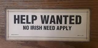 Help Wanted No Irish Print - Etsy