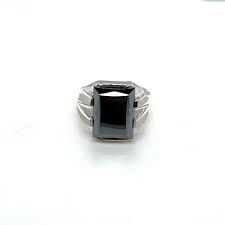 925 Sterling Silver Hematite Stone Unisex Ring 18mm 11.72 grams Size 10.5 | eBay