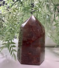 Dark Red Hematoid Quartz Point/tower - Etsy