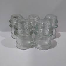 Hemingray -17 Glass Insulators, Lot of 5 | eBay
