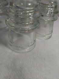 Lot Of 5 Clear Hemingray 16 Made In USA Antique Glass ...