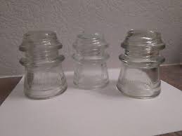 Vintage Hemingray 17 Clear Insulators - Bundle of 3 | eBay
