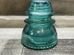 Aqua (Blue/Green) Hemingray 42 Electrical Glass Insulator ...