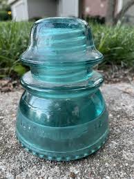 Vintage Large Teal Aqua Blue Hemingray 42 Glass Insulator ...