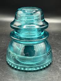 Vintage Antique Hemingway No. 42 Blue/Aqua Glass Insulator ...