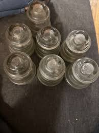 Vintage Whitall Tatum No. 1 Clear Glass Insulator Lot 43-44 43-45 42-45 18-43 | eBay Australia