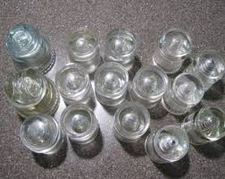 Vintage Clear Glass Insulator: Hemingray Beehive Candle Holder - Etsy