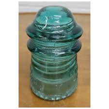 Vintage Hemingray No. 9 Aqua Glass Insulator. For Sale at Ruby Lane