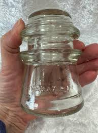 Vintage Hemingray 17 Clear Glass Insulator | Mercari