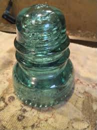 Hemingray No 40 Glass Insulator Green/Blue | eBay Australia
