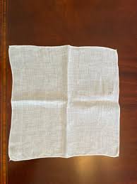 Plain Linen Handkerchief With Drawn Thread Border - Etsy