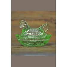 Miniature glass chick salt cellar dip – Helen & Phil Rosso ...