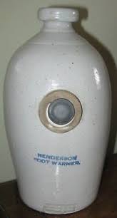 ANTIQUE LG STONEWARE SIGNED HENDERSON FOOT WARMER DORCHESTER BOSTON MASS | eBay