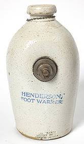 Goodwill's Stoneware Bed And Foot Warmer 1895