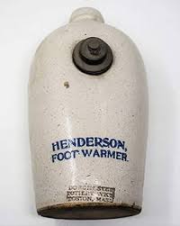 Foot Warmer & Hot Bottle Sharp & Smith Chicago Stoneware By Sands