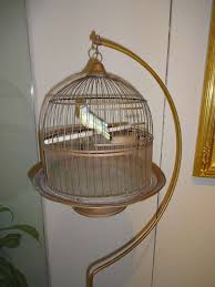 Hendryx Brass Bird Cage and Stand at 1stDibs | vintage hendryx bird cage with stand, hendryx bird cage stand, how to date hendryx bird cage