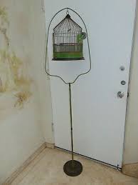 RARE 1920's Antique Iron Patina Green Hendryx Wire Birdcage ...