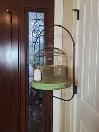 Fabulous Antique Brass Birdcage With Beautiful Green Accents ...