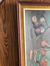Vintage Framed Bramanti Blondino Print Vegetables In Basket 28.25x20.25” | eBay