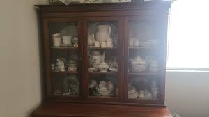 Vintage Henkel Harris Solid Walnut Stepback Hutch Cabinet | CDA swap n shop | Facebook