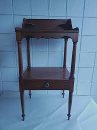 Antique Commode Stand Wash with extra top Mahogany Sheraton Federal | eBay