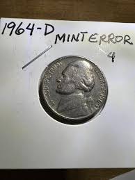 1964 D Nickel Mint Error US Coin - Etsy