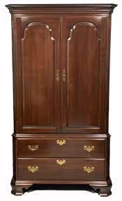 2-PCS ETHAN ALLEN Georgian Court Cherry Armoire and Drawer ...