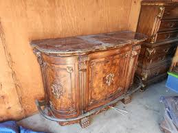 Bar...Solid Wood With A Marble Top