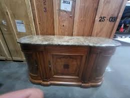 Thomasville marble top buffet/bar
