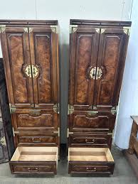 CUSTOMIZABLE: Pair of Bernhardt Cabinets - Vintage Refined