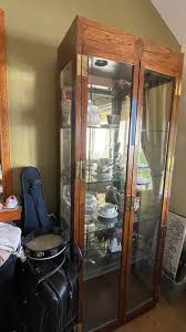 Moving Sale! Beautiful and elegant wood china cabinet. Gorgeous!