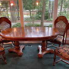 Dining Room table, 4 Chairs and Hutch for Sale in Tacoma, WA ...