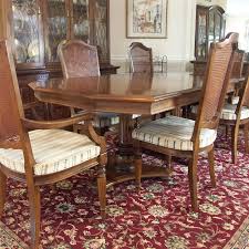 Ethan Allen Dining Table and Six Chairs | EBTH