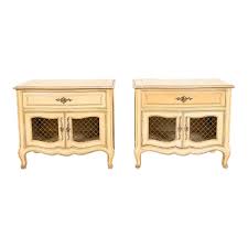 Henredon French Provincial Louis XV Cream Lacquered ...