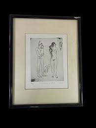 Pablo Picasso "around El Greco And Rembrandt: Portraits" Signed Etching And Aquatint