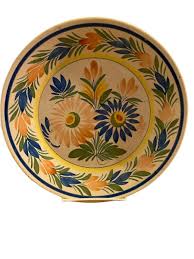 Vintage Henroit Quimper Hand Painted Flowers & Garland ...