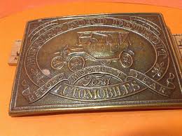 Vintage Belt Buckle- Model T Ford- Wyoming Studio Art Works ...