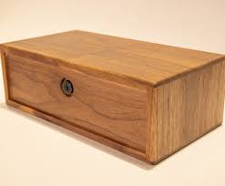 Just Wood Semi-Concealed Lock Single Drawer Box | Laser ...