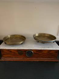 Antique Weighing Scale. 18.5 X 7.5 X 5” Tall Excluding Scale ...