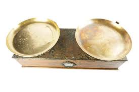 French Balance Scale, Vintage Large Balance Scale, Wooden ...