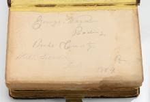 Sold at Auction: Book Of Common Prayer Protestant Episcopal Church 1854