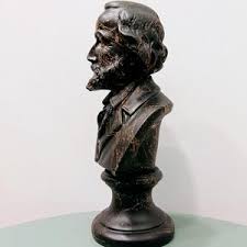 Vintage Italian Alabaster Mini Composer Bust - Etsy