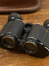 Antique Vintage Small 6x Binoculars Made In England By AR ...
