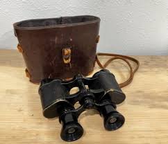 HENSOLDT ARTILLERIE BINOCULARS 8X24 WWII VINTAGE WORKING ...
